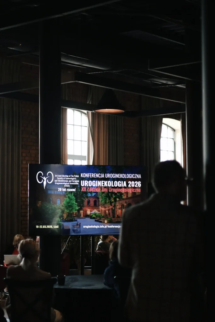 Ekran z zapowiedzią konferencji Uroginekologia 2026